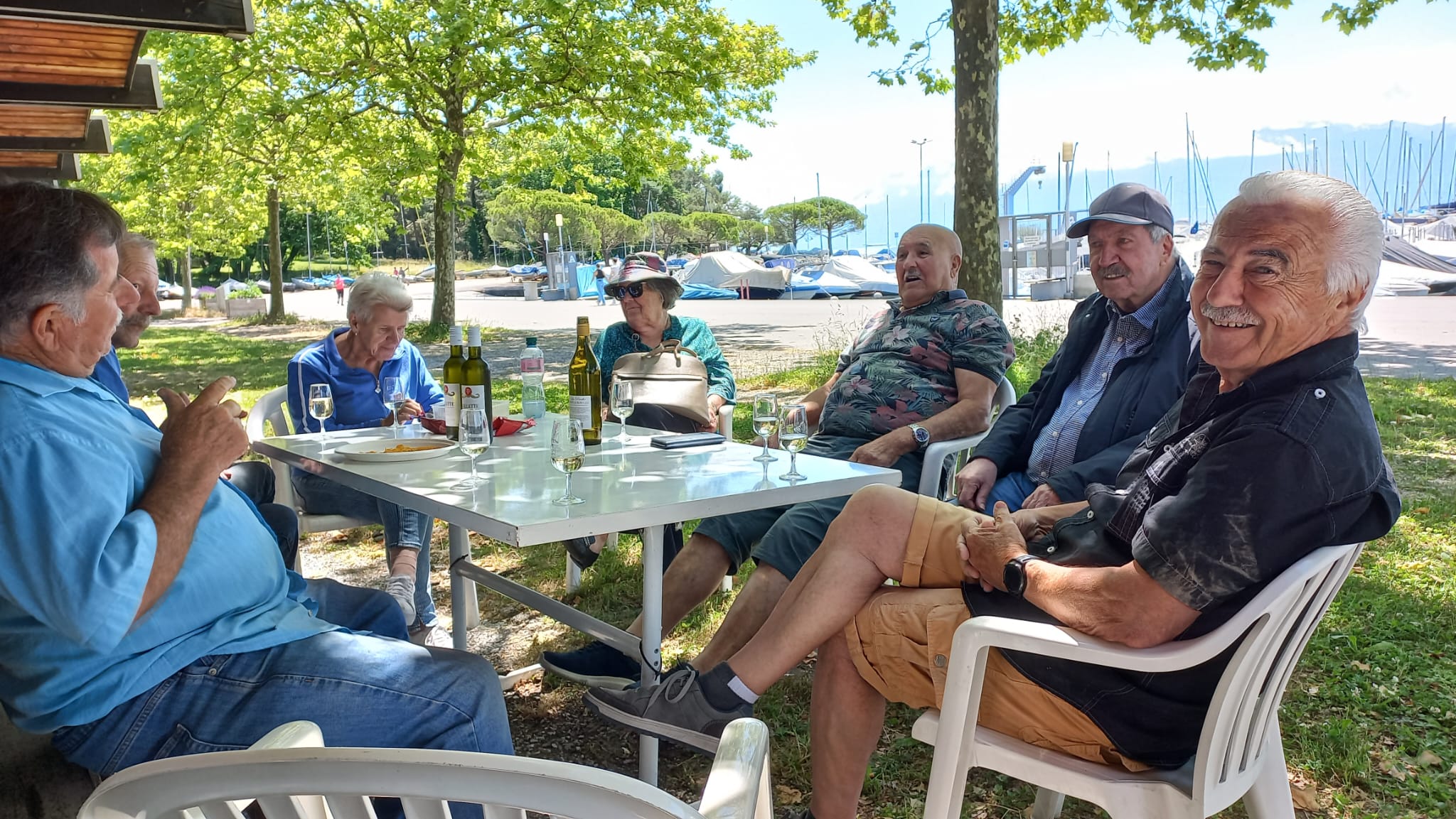 Grillades après le nettoyage annuel du local