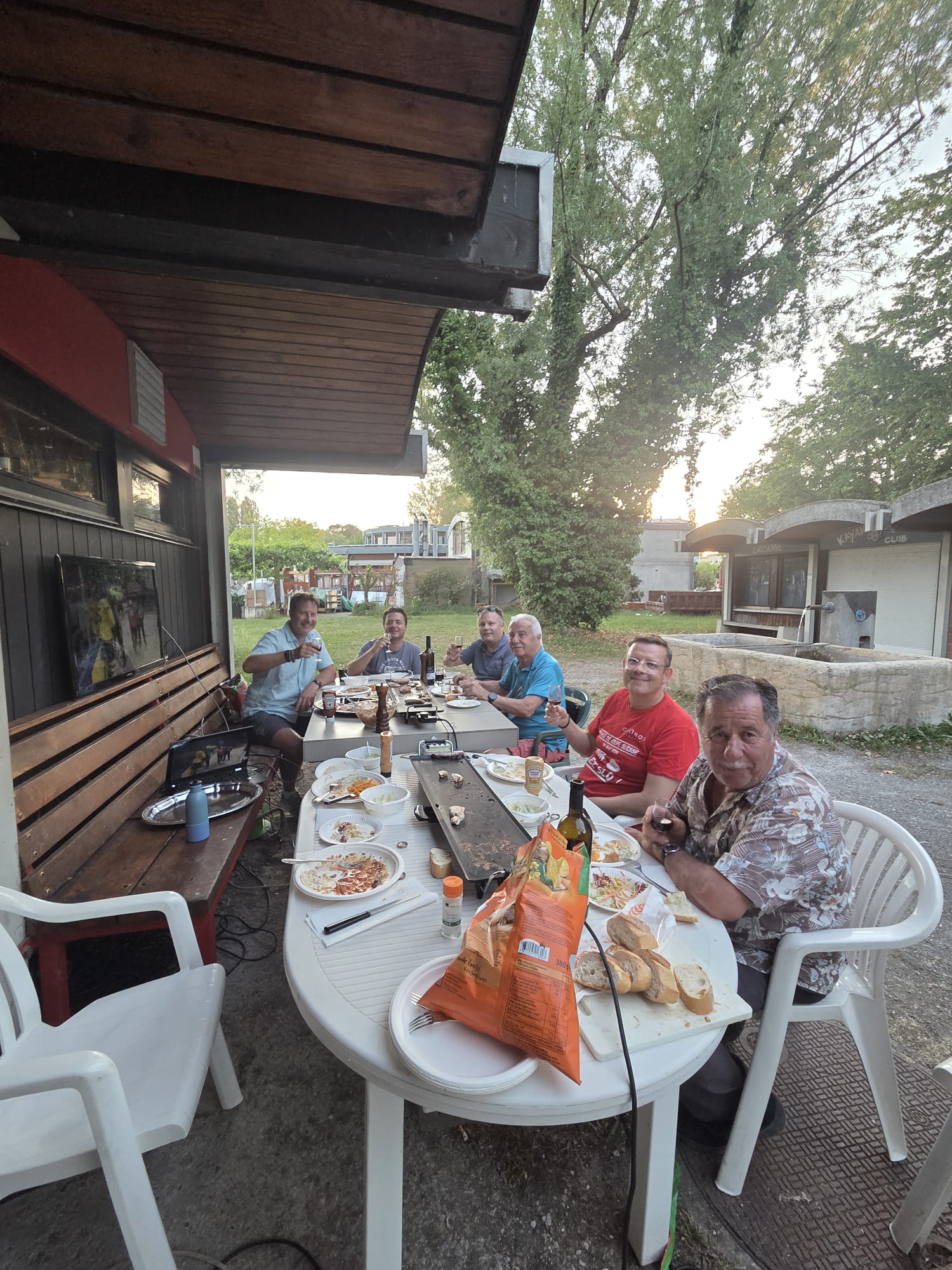 Moment convivial entre membres